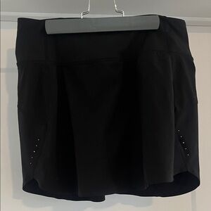 Athleta black athletic skort